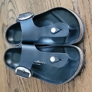 Birkenstock Gizeh Big Buckle, Black Size 11